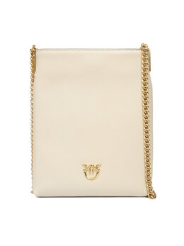 Вечерняя сумка Pinko Flat Satchel AI 25-26 PCPL 105352 A0QO, экрю 8053177204988 | écru