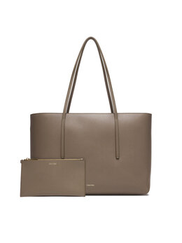 Сумка Calvin Klein Foil Logo Tote W/Pouch LV04F3274G Beige 8,72122e+12
