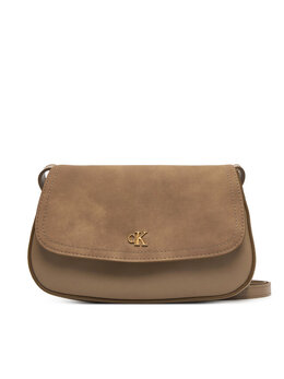 Сумка через плечо Calvin Klein Ck Brushed Flap Camera Bag LV04F3409G Beige 8,72122e+12