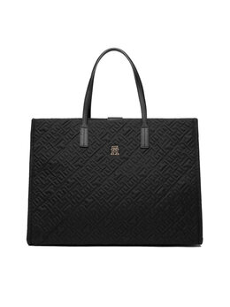 Сумка Tommy Hilfiger Th City Tote Mono Nylon AW0AW18163 Schwarz 305555915