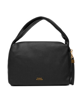 Сумка Tommy Hilfiger City Leather Shoulder Bag AW0AW18152 Schwarz 305555977