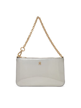 Вечерняя сумка Tommy Hilfiger Th Icon Chain Shoulder Pouch Met AW0AW18219 Silberfarben 305370297
