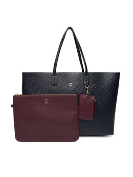 Сумка-шоппер Tommy Hilfiger Th Icon Tote Mono AW0AW18174 Dunkelblau 305556219