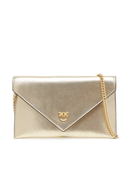 Вечерняя сумка Pinko Flat Purse Mini AI 25-26 PCPL 105347 A2O9 Goldfarben 8053177173987 | golden