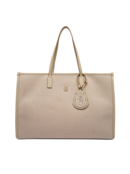 Сумка-шоппер Tommy Hilfiger Th City Large Tote Melton AW0AW18215 Beige 305370310