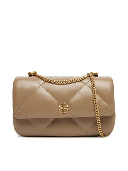 Вечерняя сумка Tory Burch Mini Kira Diamond 154710, бежевый 0197865306863 | beige