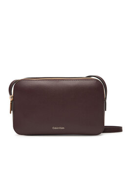 Сумка через плечо Calvin Klein Foil Logo Elongated Camera Bag LV04F3276G Dunkelrot 8,72119e+12