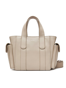 Сумка Calvin Klein Webbing Strap Small Tote LV04F3290G Écru 8,71985e+12