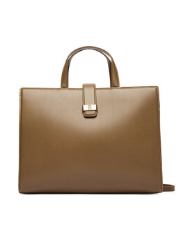 Сумка Tommy Hilfiger Th Heritage Satchel AW0AW18287 Braun 305556134