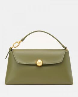 FURLA: Зелёная сумка 