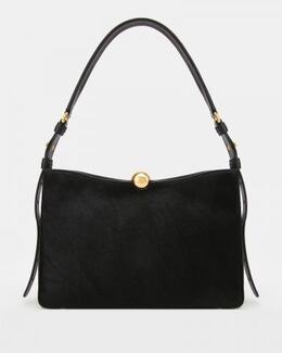 FURLA: Чёрная сумка 