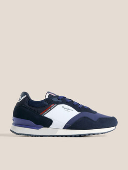 Pepe Jeans: Тёмные кроссовки 