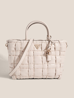 Guess: Белая спортивная сумка 