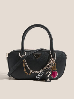 Guess: Чёрная спортивная сумка 