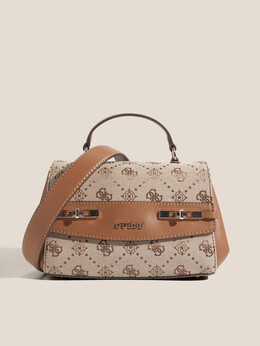 Guess: Тёмная спортивная сумка 