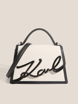 Karl Lagerfeld: Белая спортивная сумка 
