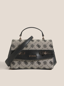 Guess: Чёрная спортивная сумка 