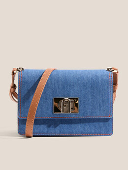 Furla: Синяя сумка 