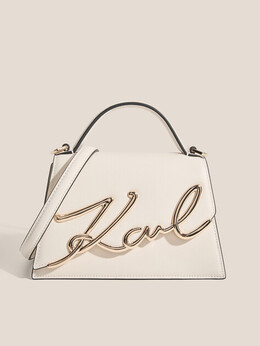 Karl Lagerfeld: Белая спортивная сумка 