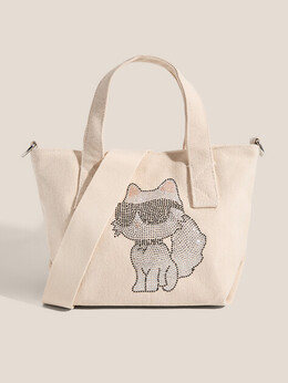 Karl Lagerfeld: Светлая спортивная сумка 