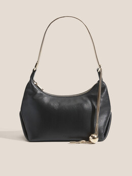 Furla: Чёрная сумка 