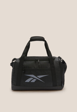 Reebok: Чёрная спортивная сумка 