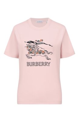 Burberry: Хлопковая футболка 