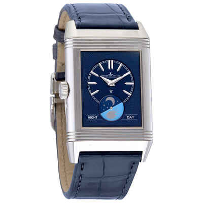 Jaeger LeCoultre Reverso Tribute Silver Dial Men's Watch Q3958420 (blue, arb13879)
