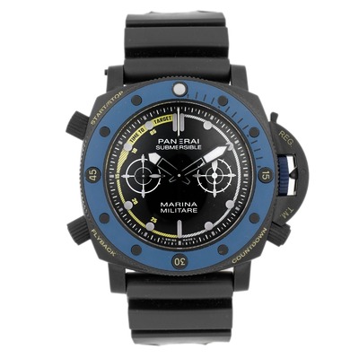 Panerai Submersible Chronograph Automatic PAM01239 Black Dial Mens Watch (PAM01239) (black, arb28806)