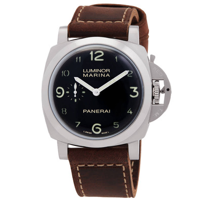 Panerai Limited Edition Luminor Marina Automatic Black Dial Watch PAM01759 (black, arb28857)