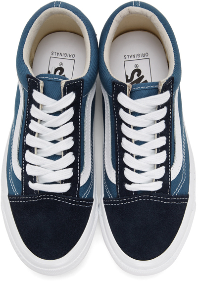 Vans Blue & Navy OG Old Skool LX Sneakers VN0A4P3X5OC (LPCH720275 