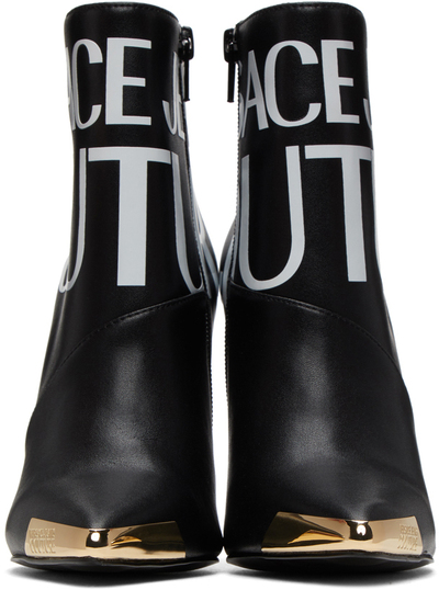 Versace Jeans Couture Black Logo Ankle Boots EE0VZBS05E71563E899 ...