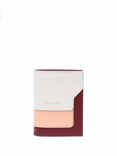 Marni logo colour-block wallet - White (LPCH4758995) - kaufen bei 