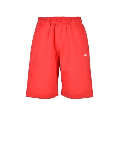 MSGM Shorts Mens's Red Bermuda Shorts gm800121-031-00 (LPPT2632162 
